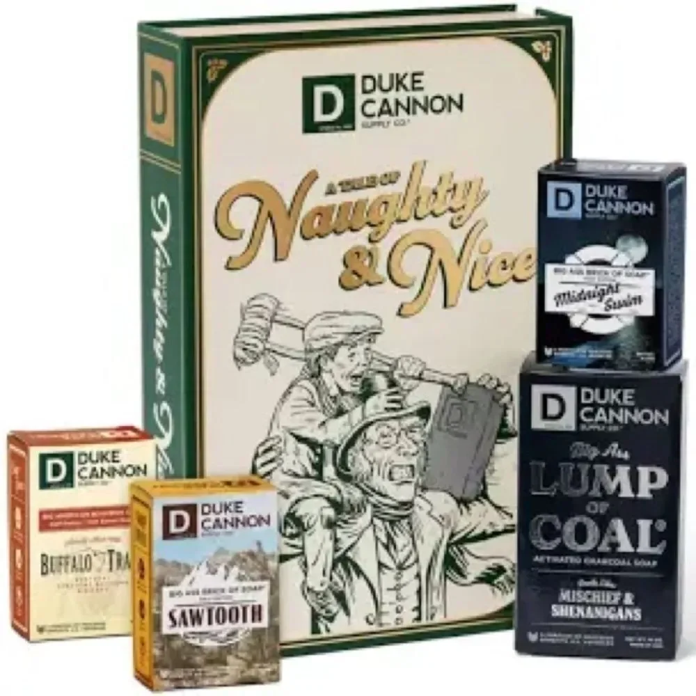 Duke Cannons NEW Tale of Naughty & Nice Boxed Soap Gift Set